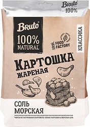 Картошка Bruto жареная Морская соль 120г