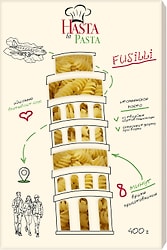 Макаронные изделия Hasta la Pasta Fusilli Фигурные спиральки 400г