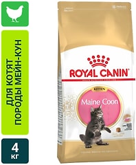 Сухой корм для котят Royal Canin Maine Coon Kitten для породы Мейн-кун 4кг