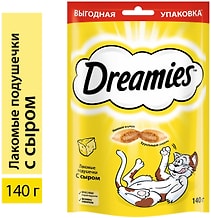 Лакомство для кошек Dreamies подушечки с сыром 140г