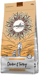 Сухой корм для собак Craftia Natura для средних и крупных пород из курицы и индейки 2кг