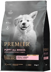 Сухой корм для щенков Premier Dog Turkey Puppy Свежее мясо индейки 3кг