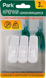 Крючки Park самоклеящиеся 6*2см 3шт