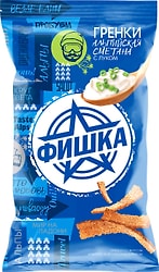 Гренки Фишка Альпийская сметана с луком 120г