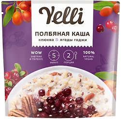 Каша Yelli полбяная Клюква и ягоды годжи 60г