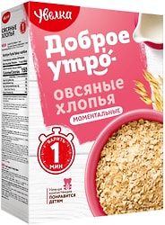 Хлопья овсяные Увелка Моментальные 400г