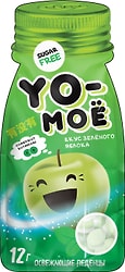 Леденцы Yo-Мое Освежающие зеленое яблоко 12г