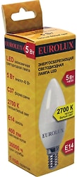 Лампа светодиодная Eurolux E14 5Вт