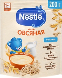 Каша Nestle Молочная овсяная с 5 месяцев 200г