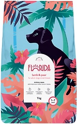 Сухой корм для собак Florida для малых пород с ягненком и грушей 1кг