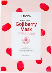 Маска для лица LanSkin тканевая с ягодами годжи 21мл