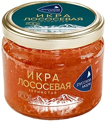 Икра Русское море лососевая 310г