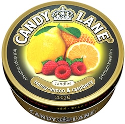 Леденцы Candy Lane Мед-Лимон-Малина 200г