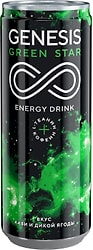 Напиток Genesis Green Star энергетический 250мл