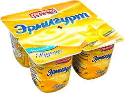 Пудинг Ehrmann Эрмигурт Ванильный 3% 4шт*100г