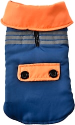 Куртка для собак Pet-it водонепроницаемая на флисовой подкладке светоотражающие полосы размер S 25см