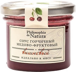 Соус Philosophia de Natura горчичный медово-фруктовый вишневый 100г