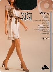 Колготки SiSi Miss 15 Nero Черные Размер 4