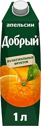 Нектар Добрый Апельсин с мякотью 1л
