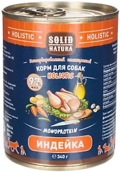 Влажный корм для собак Solid Natura Holistic Индейка 340г