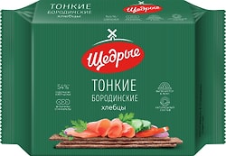 Хлебцы Щедрые Бородинские тонкие 170г