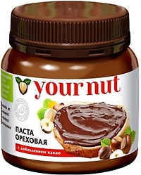 Паста Your Nut ореховая с добавление какао 250г
