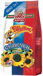 Семечки от Мартина Отборные Микс 3в1 200г
