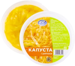 Капуста ФЭГ маринованная с шафраном 500г