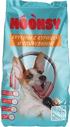 Сухой корм для собак Moonsy полнорационный с курицей и спирулиной 600г