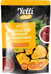 Панировка Yelli chef для золотистой курочки с базиликом и чесноком 200г