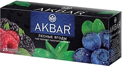 Чай черный Akbar Лесные ягоды 25*1.5г