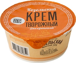 Крем творожный Козельский 15% 150г