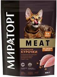 Сухой корм для кошек Мираторг Meat из ароматной курочки 300г