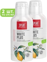 Набор ополаскивателей для рта Splat Professional White Plus Отбеливание Плюс 275мл*2шт