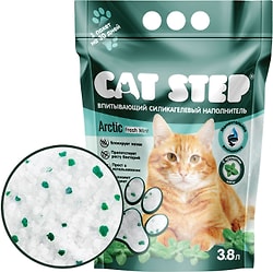 Наполнитель впитывающий силикагелевый Cat Step Arctic Fresh Mint 3.8л