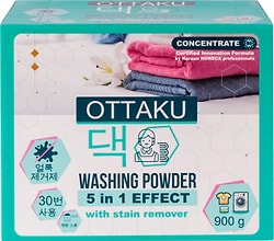 Стиральный порошок Ottaku  5in1 Effect Универсальный с пятновыводителем 900г