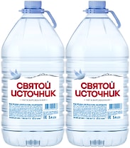 Вода Святой Источник питьевая негазированная 5л