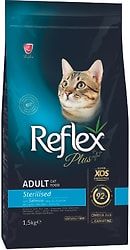 Сухой корм для кошек Reflex Plus Sterilised Adult для стерилизованных с лососем 1.5кг