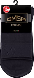 Носки мужские Omsa Classic средняя длина паголенка Nero Черные Размер 39-41