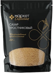 Сахар Маркет Collection нерафинированный тростниковый кристаллический 650г