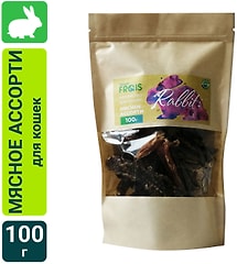 Лакомство для кошек Frais Мясное ассорти из кролика 100г