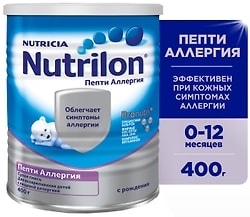Смесь Nutrilon Пепти Аллергия С 0 месяцев 400г