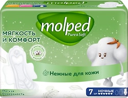 Прокладки Molped Pure&Soft Night 7шт