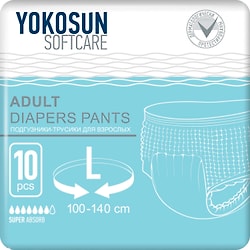 Подгузники-трусики для взрослых YokoSun Размер L 10шт
