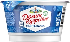 Сметана Домик в деревне 15% 180г