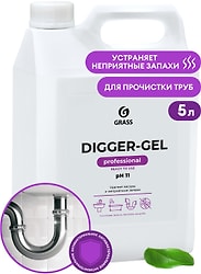 Средство чистящее Grass Digger-Gel для чистки труб щелочное 5л