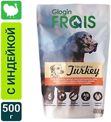 Сухой корм для собак Frais Adult Dog Turkey для средних и крупных пород с мясом индейки 500г