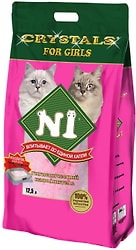 Наполнитель для кошачьего туалета №1 Crystals for girls 12.5л
