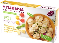 Пельмени У Палыча с куриным филе и сливочным сыром 450г