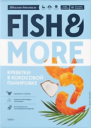 Креветка Fish&More Ваннамей В кокосовой панировке 1кг